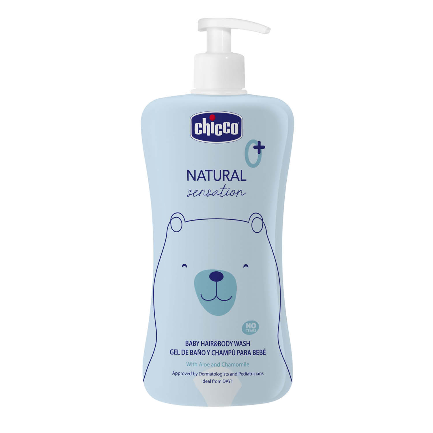 Baby Hair & Body Cleanser Natural Sensation 200ml | Body Wash and Shampoo-500ml